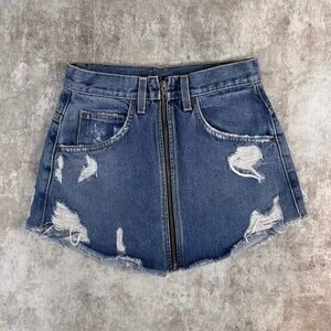 Carmar Denim Mini Skirt